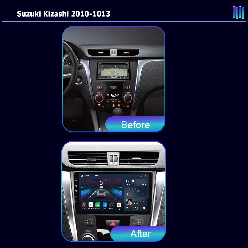 AI VOICE roadivox Android car radio for  Suzuki Kizashi 2010-1013 GPS Navigation video Multimedia Player