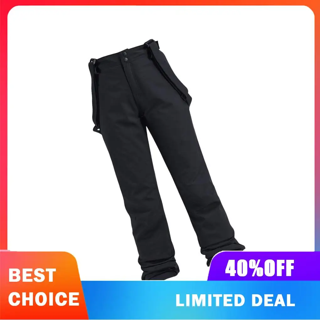 

Ski Bib Insulated Pants Sled Skiing Warm Winter Full Length Windproof Women