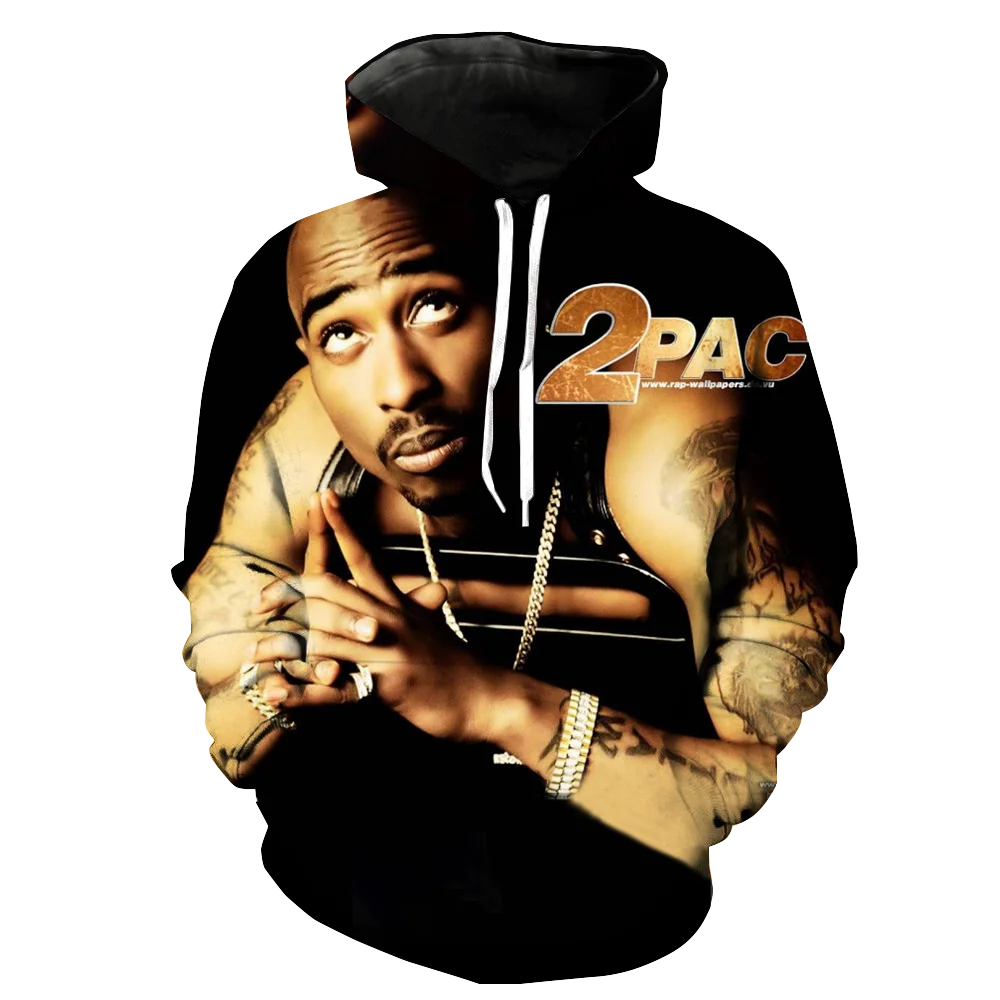 

New 3D Print Causal Clothing Legend Rapper Tupac 2Pac Fashion Men Women Hoodies Plus Size S-7XL Harajuku Man Hoodies