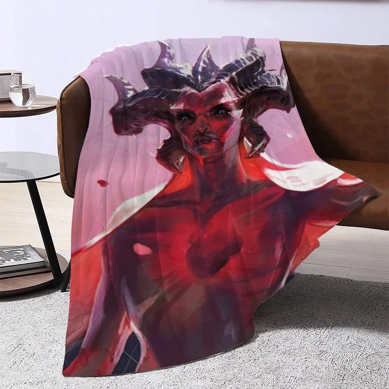 Diablo-Cobertor macio macio para bebês, sofá decorativo, cobertor de bebê, cobertor de verão, cama de casal, 4