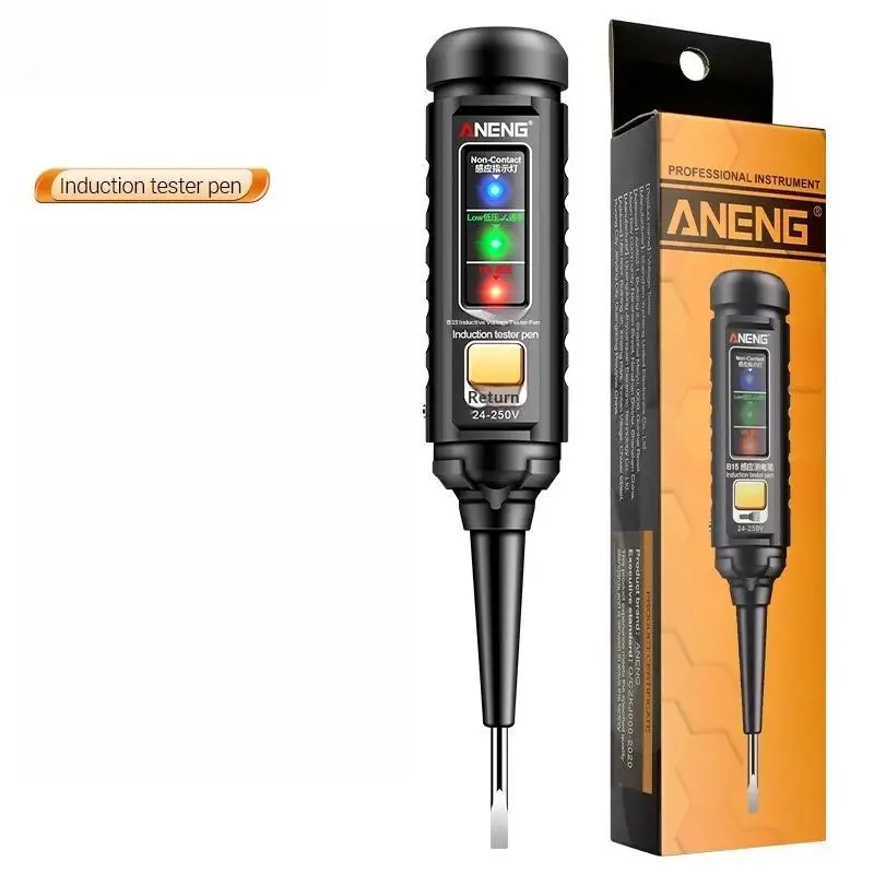 1/3Pcs Highlight Color Light Professional AC Voltage Detection B15 Induction Teste Pen Electrician Screwdriver Testing Tools