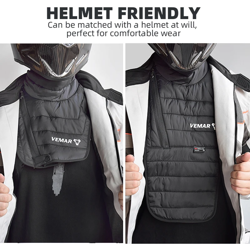 

Winter Warm Thicken Fleece Motorcycle Neck Scarf Waterproof Motorcyclist Rider Chest Neck Protector Skiing Snowmobile Neck Scarf