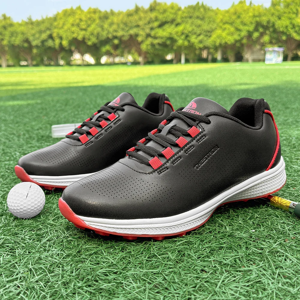 Lightweight And Comfortable Men'S Golf Sneakers Sizes 39-49, Designed for Outdoor Training with a Non-Slip Feature