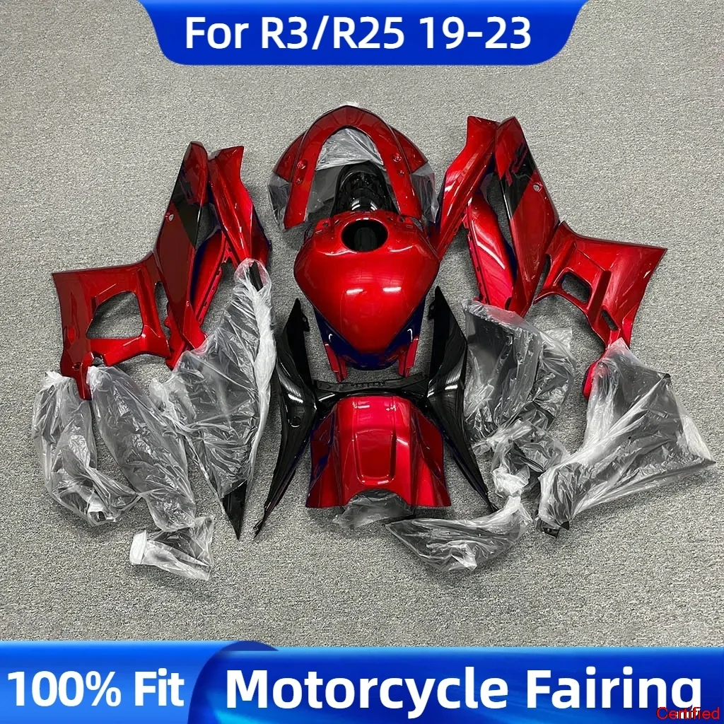 

Новый комплект обтекателей нового стиля для Yamaha YZF R3 R25 2019 2020 2021 2022 2023 годов, АБС-пластик YZFR3 19-23, детали для восстановления мотоцикла