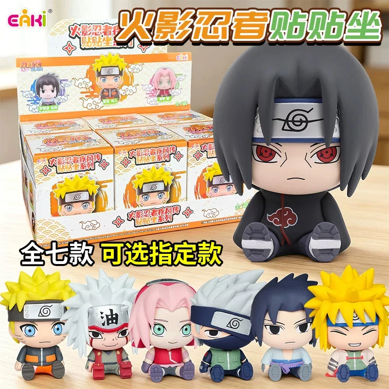 Authentische Eaki Wind-Übertragungsaufkleber der Sit-Serie, Sasuke Itachi, trendige Anime-Charakter-Peripherie-Blindbox