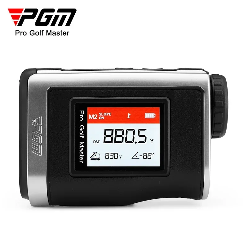 PGM golf rangefinder with display screen lock flag vibration slope compensation high-definition 1300 yard telescope