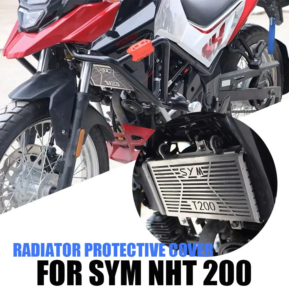 

Motorcycle Accessories Radiator Grille Grills Guard Cover Protector For SYM NHT200 NHT 200 NH T200