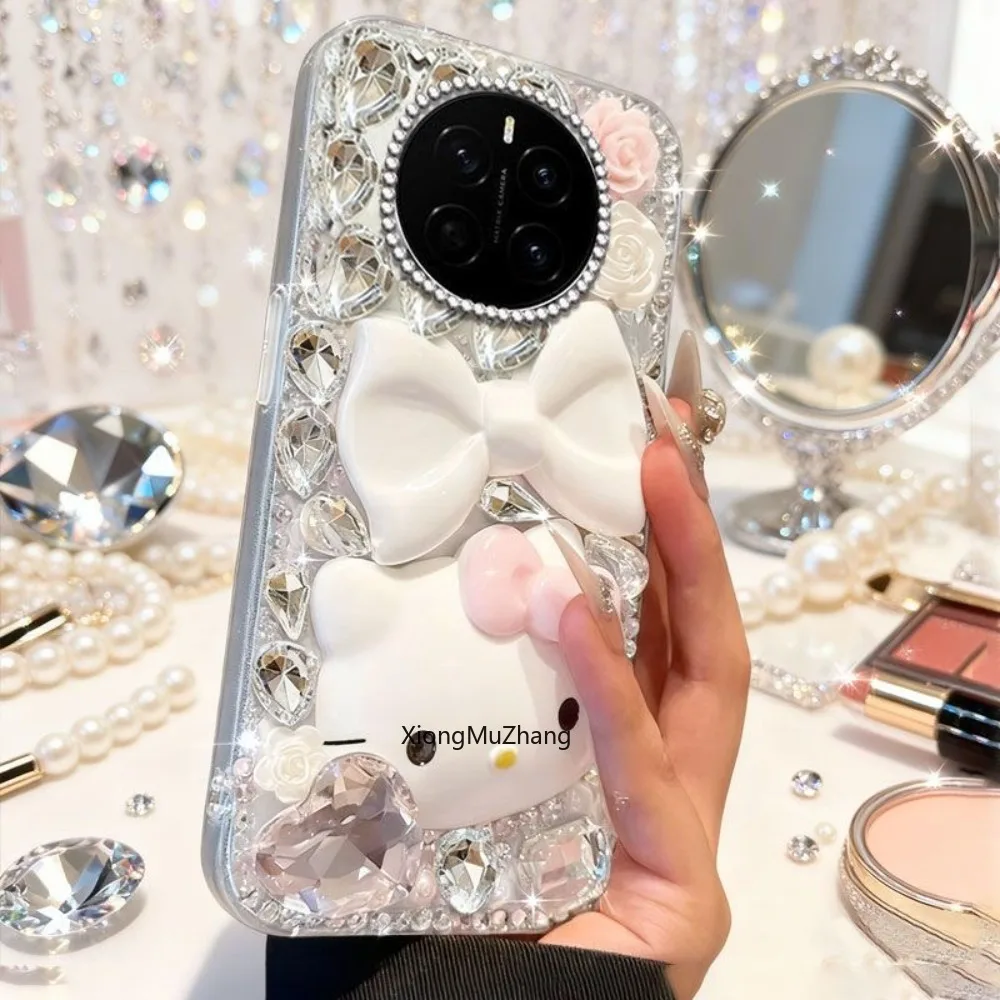 Sanrio Hello Kitty Hülle für Honor Magic8 Lite 7Lite 6Lite 5Lite 7Pro 6Pro 5Pro 4Pro 3Pro Schutzhülle Shell Coque Strass – Detail 4