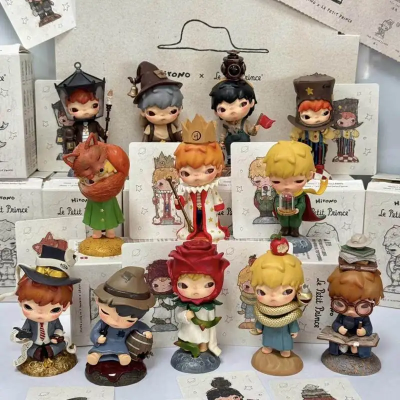 Offizielle POPMART Hirono Little Prince Kollaborations-Serie Blind Box Raumdekoration Sammlerstück für Kinder Geburtstagsgeschenk