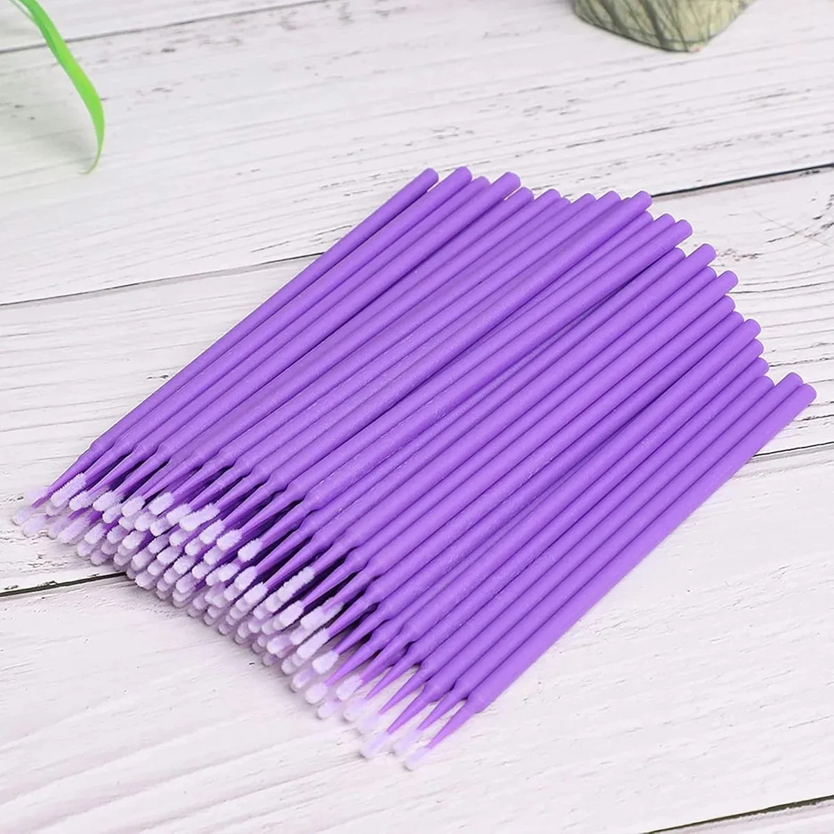 Cotonetes corretores de maquiagem de precisão, pontas de algodão para detalhamento de cílios, remoção de manchas e arte de unhas, descartável de ponta dupla B