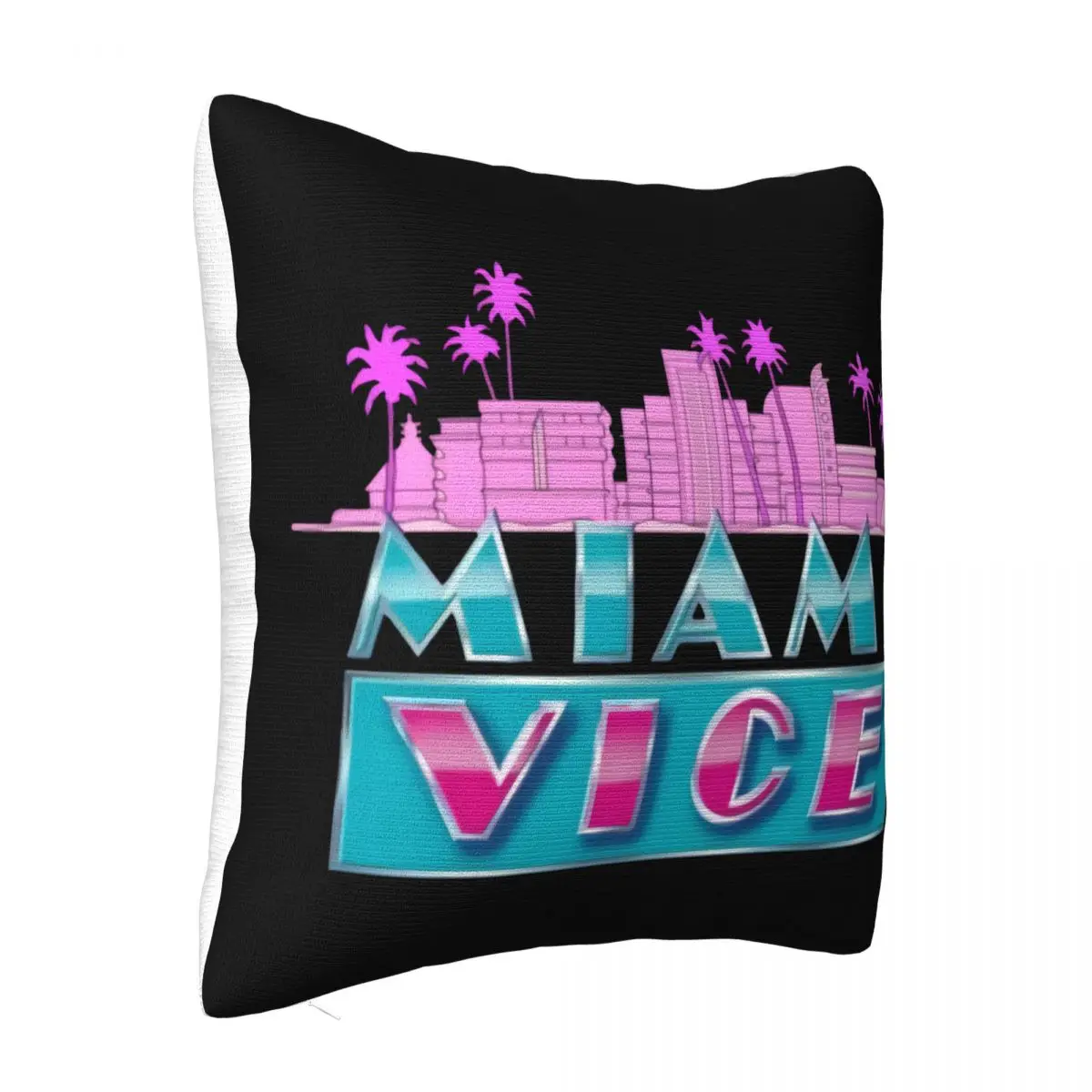 New Miami Vice Classic Tv Series Don Johnson Mens Black Swea Size S To 3Xl Pillow Case