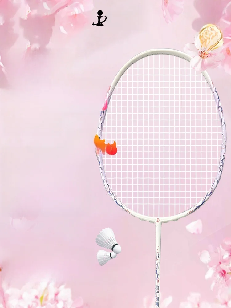 raquette-de-badminton-professionnelle-skymann-light-wing-2-pro-5u-unisexe-niveau-professionnel-entierement-en-fibre-de-carbone-ultra-legere-style-d'attaque