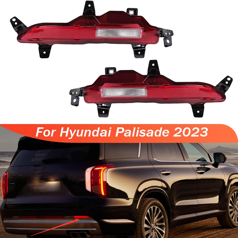 

For Hyundai Palisade 2023 Rear Bar Light Assembly Reflactor Light Stop Brake Lamp Reversing Rear Bumper Light Taillight
