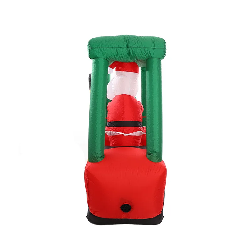 Santa Claus Forklift Air Model Harvest Festival Inflatable Air Model Christmas Air Model
