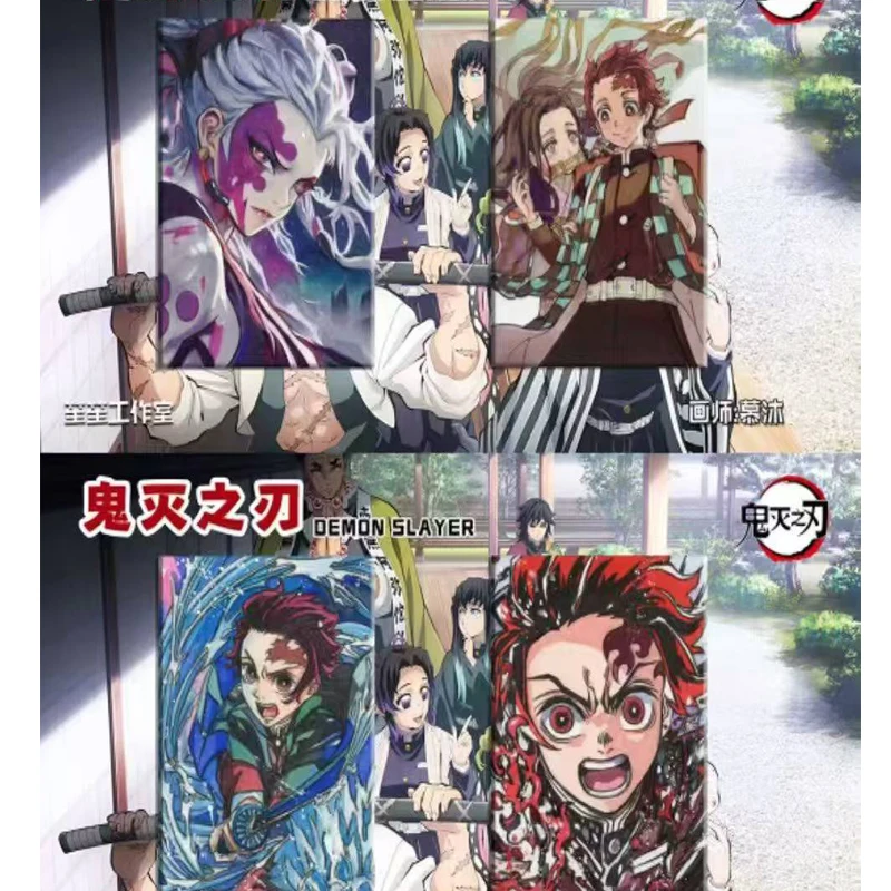 Nuove carte da collezione originali Demon Slayer Booster Box Unico ShengSheng 100% dipinto a mano Rare Anime che giocano a carte da gioco da tavolo