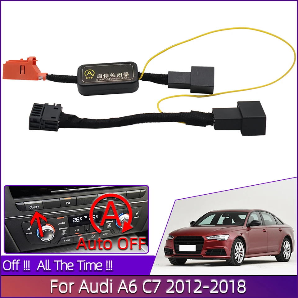 Automatically Stop Start System Deactivation Off Closer For Audi A6 C7 2012-2018 Canceller Eliminator Device Adaptor Plug Cable 