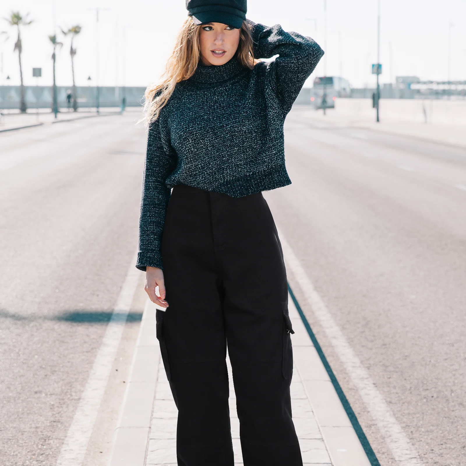 Hoge taille cargobroek dames met meerdere zakken Comfortabele tactische broek voor dagelijks gebruik Reizen Workout Maat XL