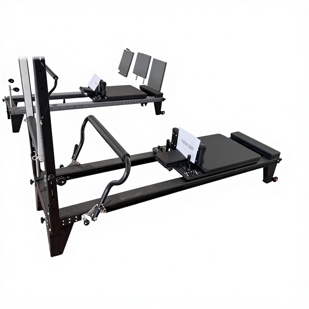 

High Quality Durable Aluminium Pilates Reformer Machine Core Bed with Tower for Studio and Gym Use Focused on Body Health