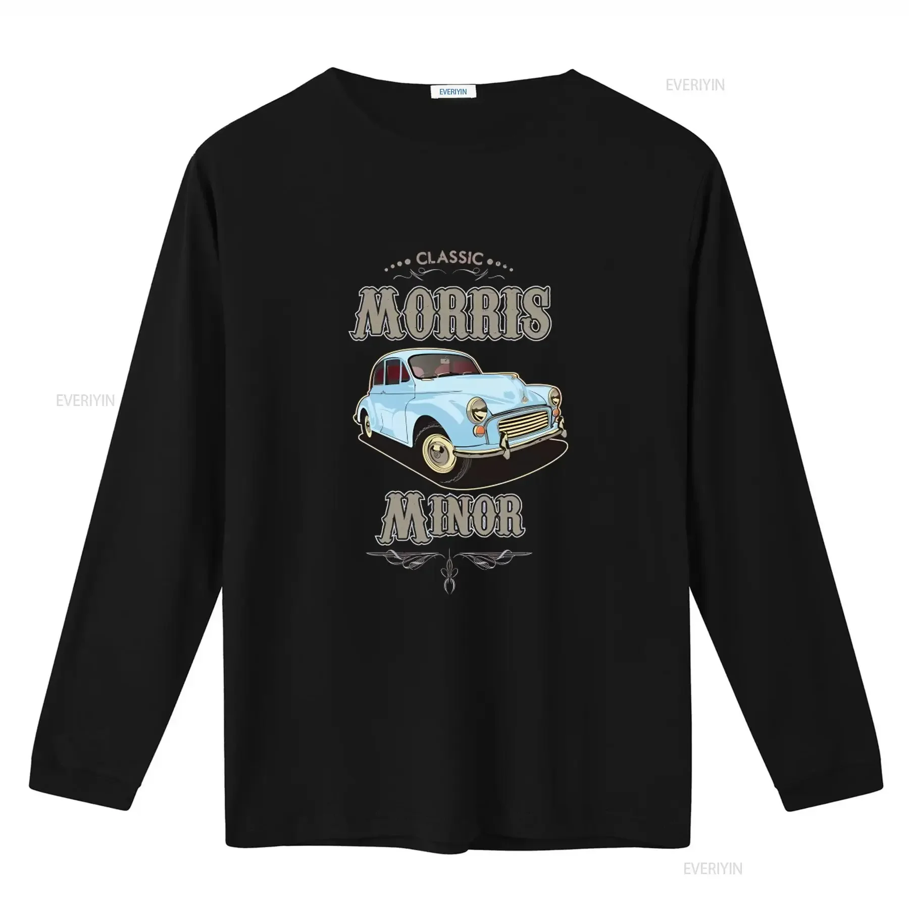 Classic Car Morris Minor T Shirt Retro Design for Vintage Style  vintage Washed Slightly Top For Everyday Wear graphic fashion
