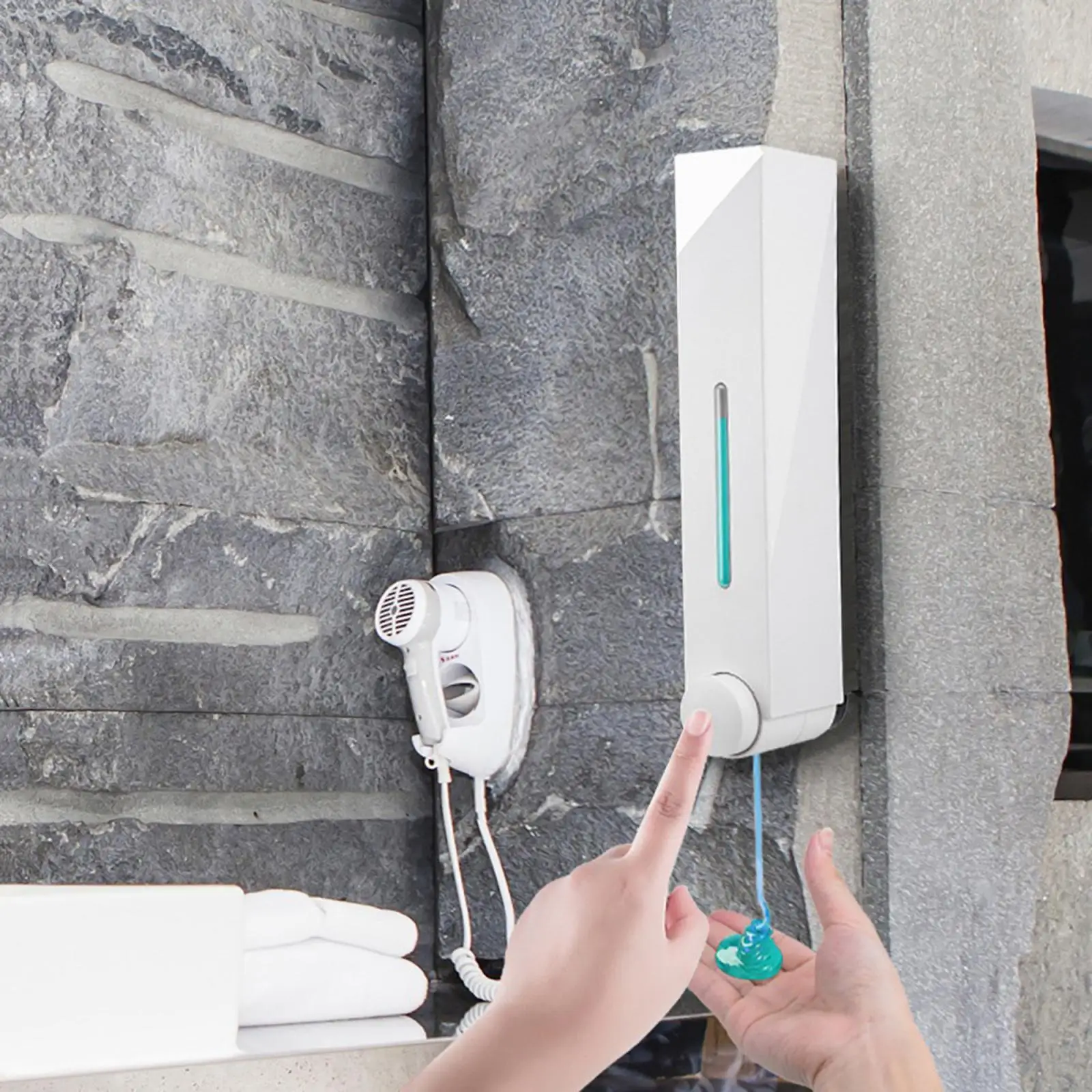 

Настенный дозатор для геля и мыла с пластиковым насосом для туалета, дома, ресторана