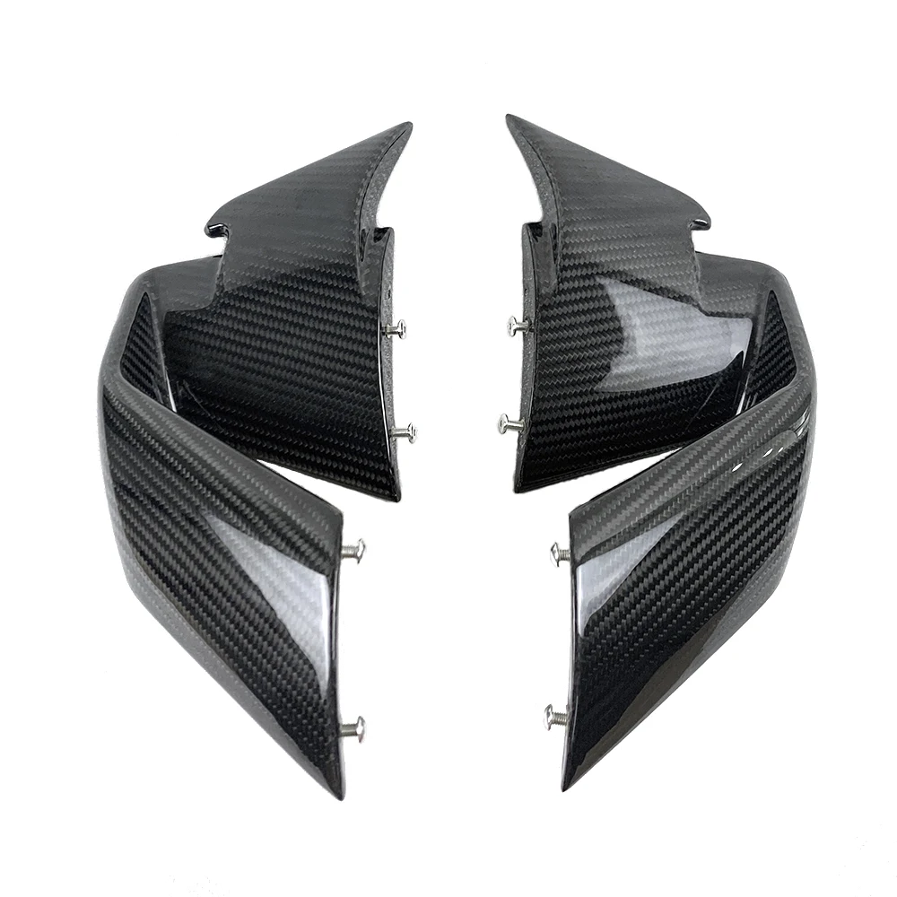 For Bmw S1000RR New Motorcycle Modified Fixed Wind Wing Full Real Carbon Fiber Reducer Winglets Air Deflector 2021+