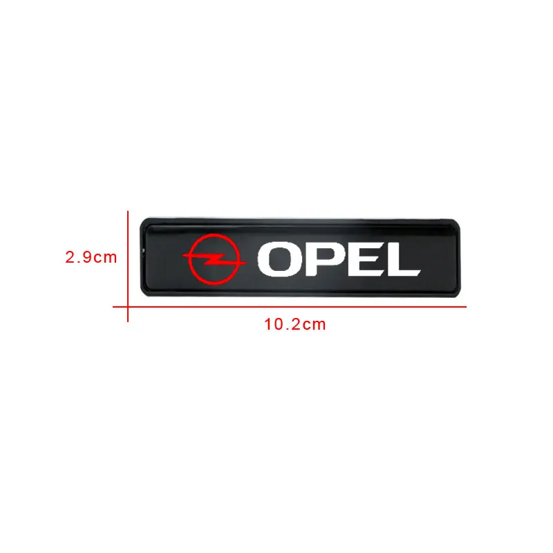 LED Front Hood Grille Emblem Badge Decorative Car Light For Opel Adam Ampera Corsa Insignia Karl Rocks-e Astra Mokka Combo Monza view 2