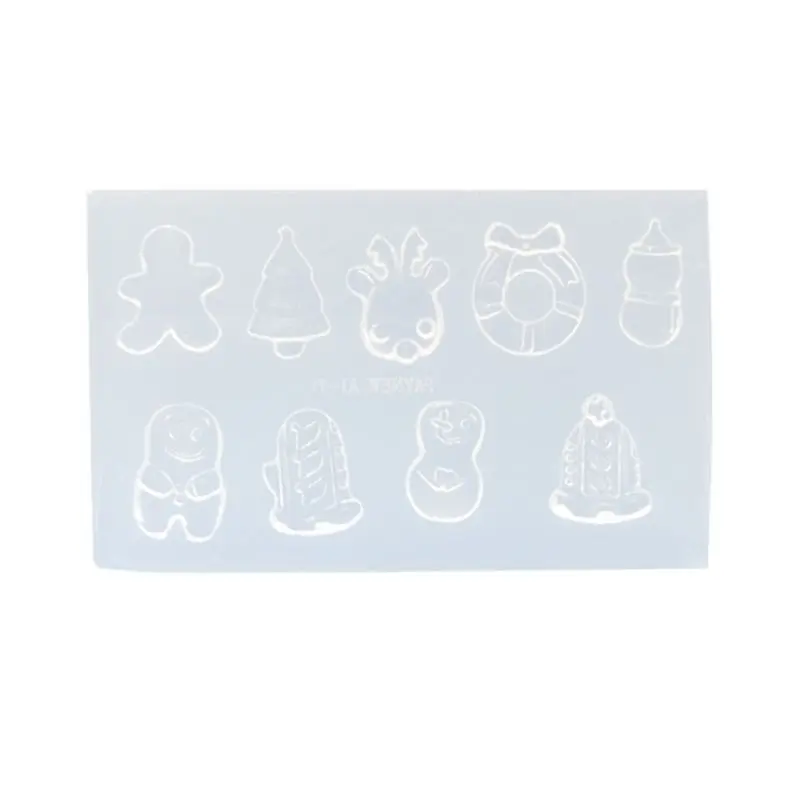 DIY Nail Art Silicone Mold 3D para Cat Rabbit Wing Square Resin Mold Jóias Ferramenta