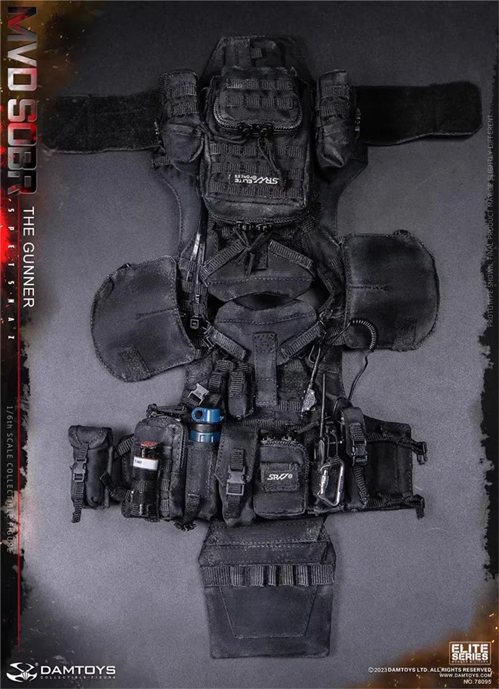 1/6 DAMTOYS DAM 78095  Soldier Hang Chest Vest Bag Watch For 12\
