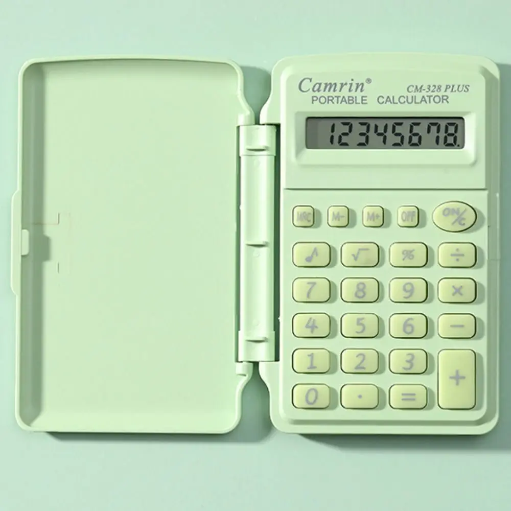 

Finance 8 Digits Mini Flip Calculator Lightweight Small Mini Scientific Calculator Smart Stay Portable Learning Tools