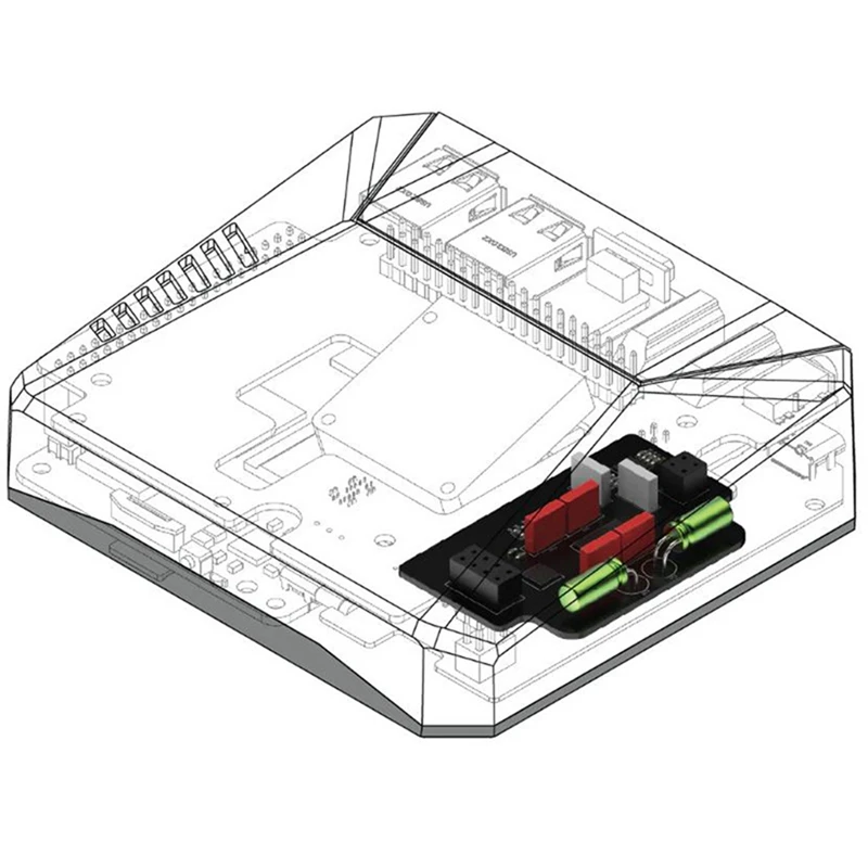 Фильтр для Raspberry Pi 5 Argon BLSTR DAC, аудиоизоляция AUX, шумоподавление, ток выхода RCA