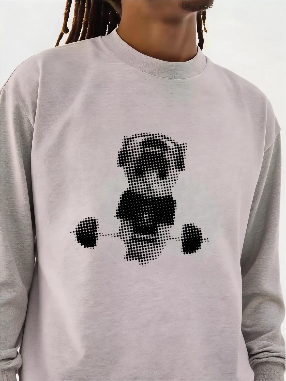 Fitness  Meme Long Sleeve T-Shirt Unisex Heat Press Print Comfortable Breathable Cotton Top for Men And Women