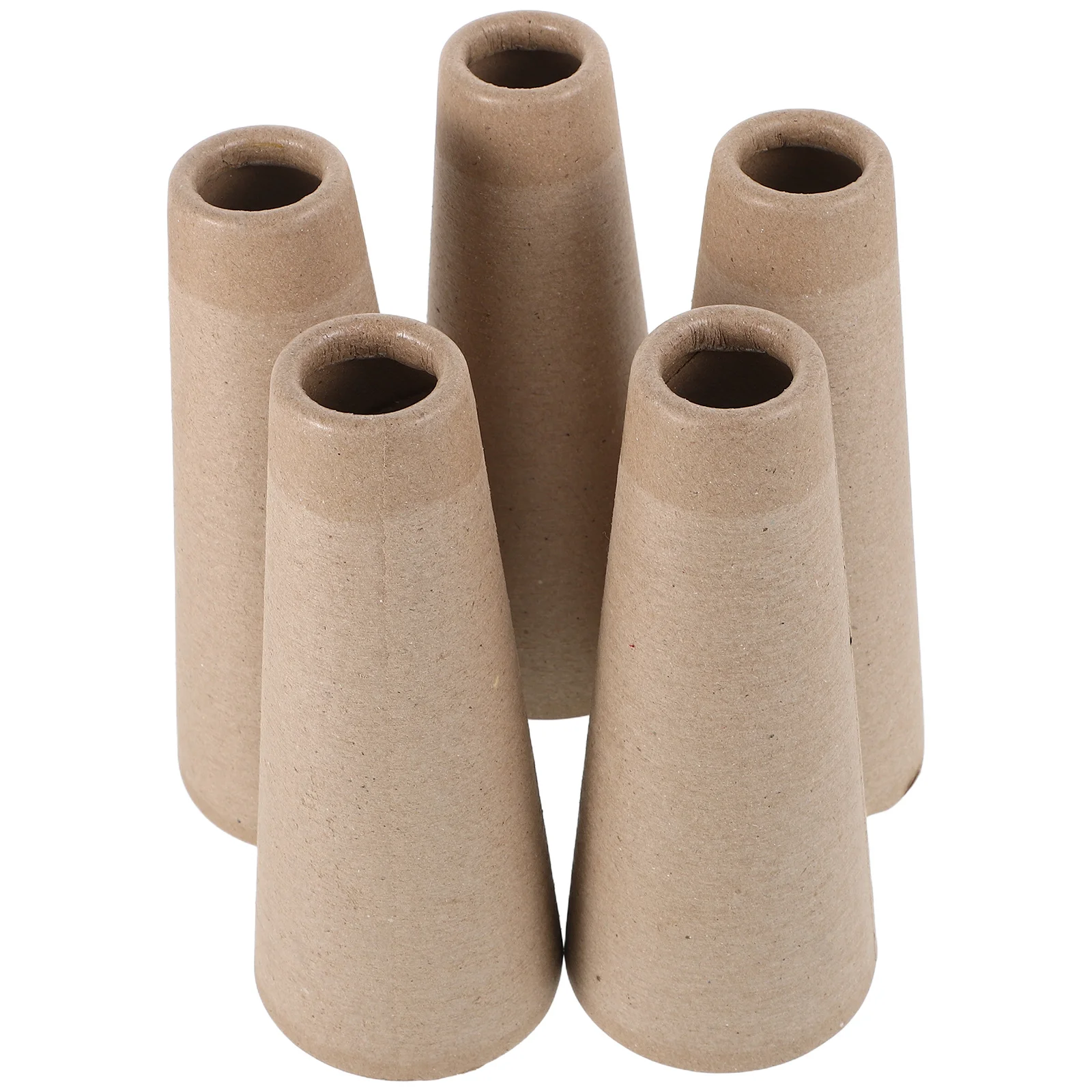 5 قطعة المخاريط الورقية لآلة لف الغزل المنزل الحياكة أنبوب الكروشيه لتقوم بها بنفسك سلسلة الكرة اللفاف قابلة لإعادة الاستخدام بكرة استبدال الإمدادات