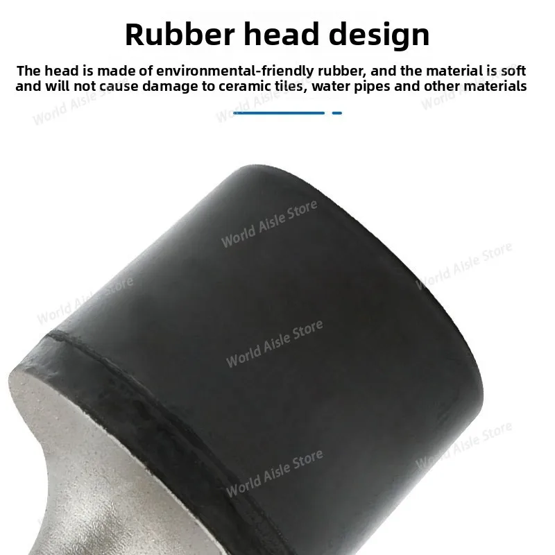 Rubber Power Hammer - Electric Panel Installation Tool, One-Strike Leveling, Easy to Install