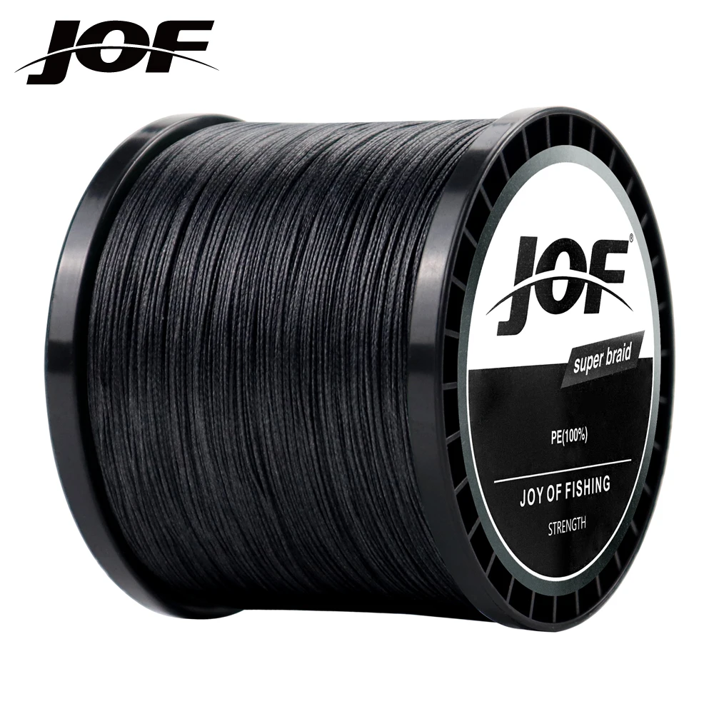 JOF 8 Fios 1000M 500M 300M Linha de Pesca Trançada Pesca de Carpa Tece Linha de Pesca Multifilamento 8 fios