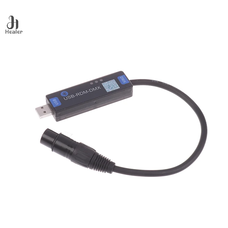1PC USB-RMD-DMX 모바일 앱 DMX 다이얼러 무대 조명 무선 블루투스 DMX 컨트롤러 도구는 Android 장치만 지원합니다.