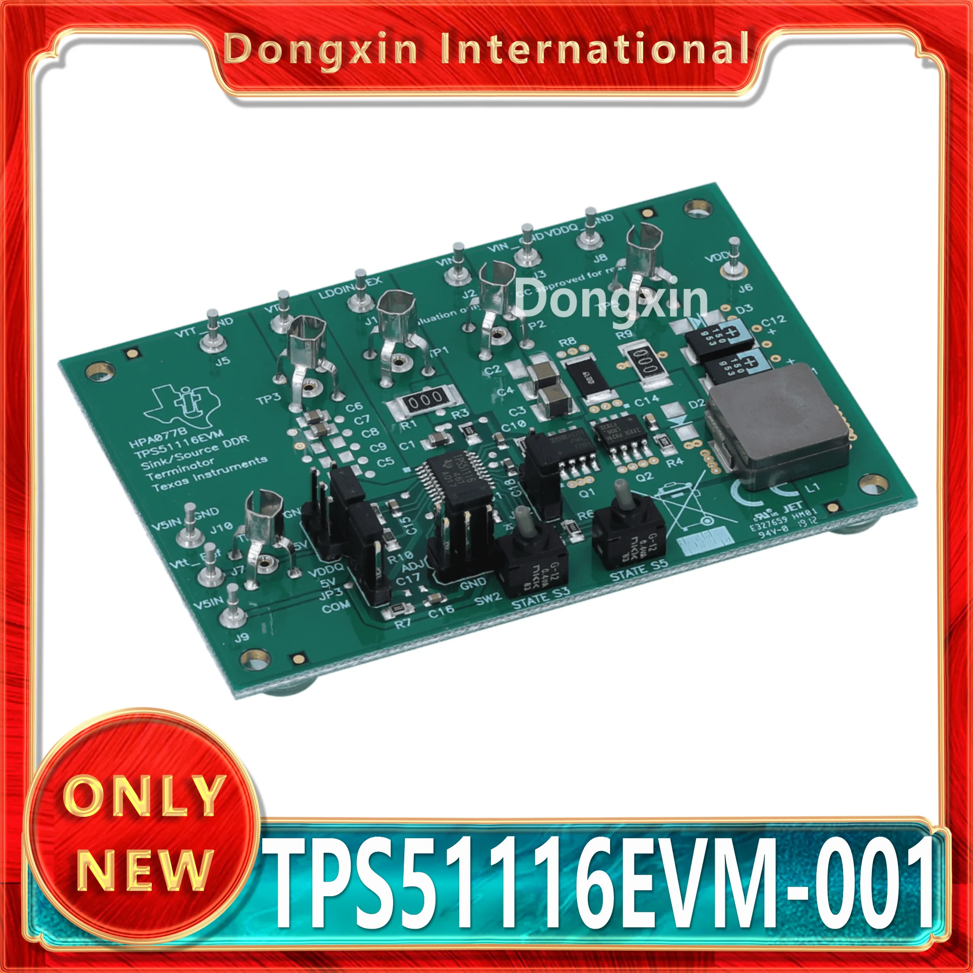 TI original genuine product TPS51116EVM-001 TPS51116 Memory Power Solution, Synchronous Buck Controller Evaluation Module