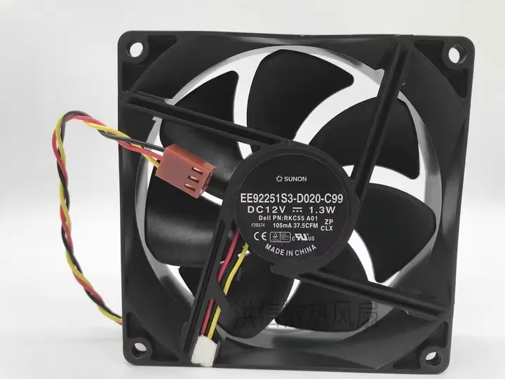

Free shipping original EE92251S3-D020-C99 9225 12V 1.3W 9CM/cm cooling fan
