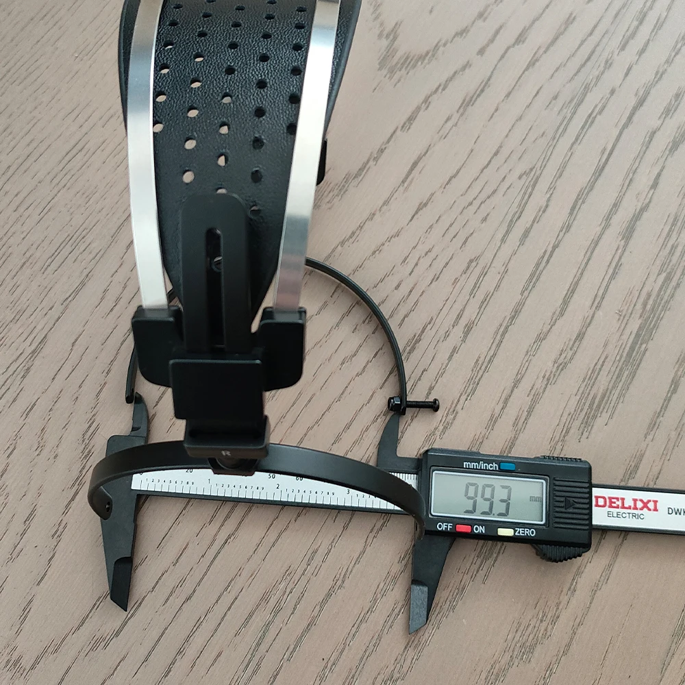ELFINEAR DIY-Kopfhörer-Kopfband, 100 mm/110 mm/120 mm, Kopfband aus Aluminiumlegierung und echtem Leder für Over-Ear-Kopfhörer – Detail 11