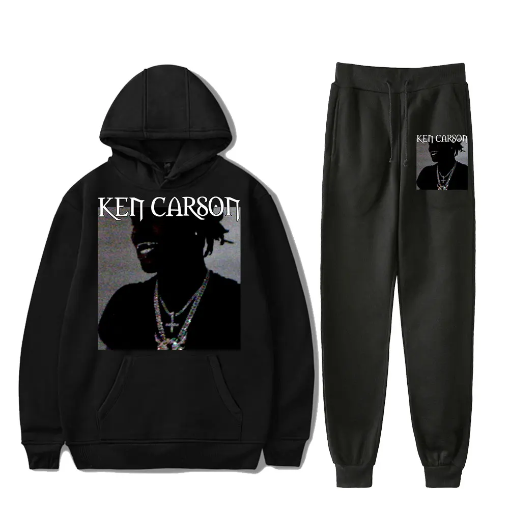 

Ken Carson A Great Chaos AGC Vintage 90s HOODIE Merch Hoodies Set Men Women Hoodies Pants Outerwear Two-Piece Suit PULLOVER