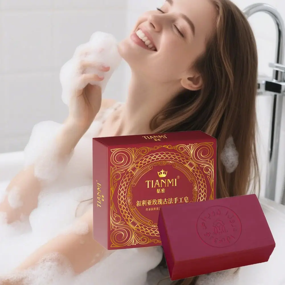 

Syrian Ancient Soap Pure Olive Soap Face Clean Natural Herbal Soap Bar Repel Mites Oil Control Skin Lightening Foam Skincare