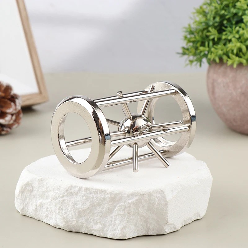 UNMATCHED Metal Cage Star Tooth Brain Teaser, klassische Puzzles High IQ Magic Game für Kinder und Erwachsene