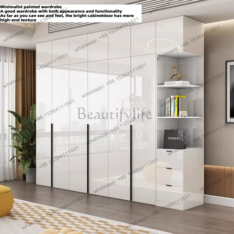Factory Direct Organizer Double Wardrobe Closet For Clothes Bedroom Storage Bedroom White Wardrobes Open Clothing Cupboard Home