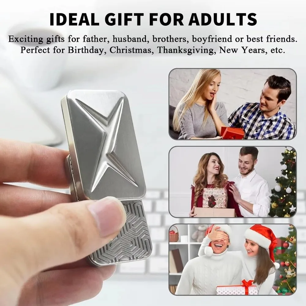 Unlimited Metal Alloy Fidget Slider Reduce Pressure Premium Quality Magnetic Fidget Slider Magnetic Push Slider Play