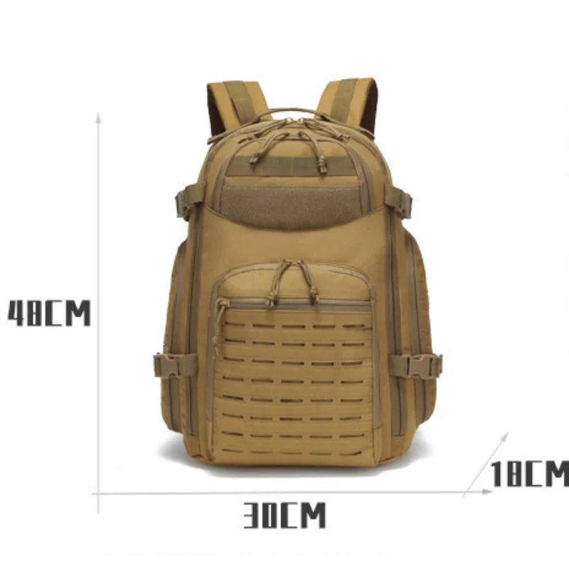 Imagem -03 - Outdoor Tactical Multifuncional Dual Shoulder Bolsa Grande Capacidade Mochila de Assalto Esportivo para Acampar Caminhadas