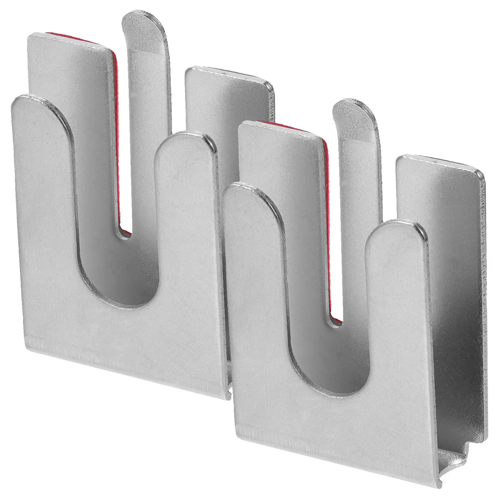 

2Pcs Car Microphone Holder Metal Mic Hook Bracket Compatible with All Vehicles Office Home Radio Accessories Sleek Design