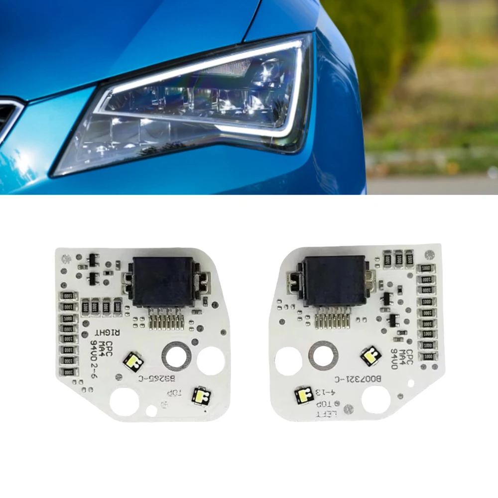 

Белые лампы DRL Board 5F 0941475 5F 094147 Для Seat Leon MK3 5F Cupra 2013-2016 светодиодные дневные ходовые огни замена OEM