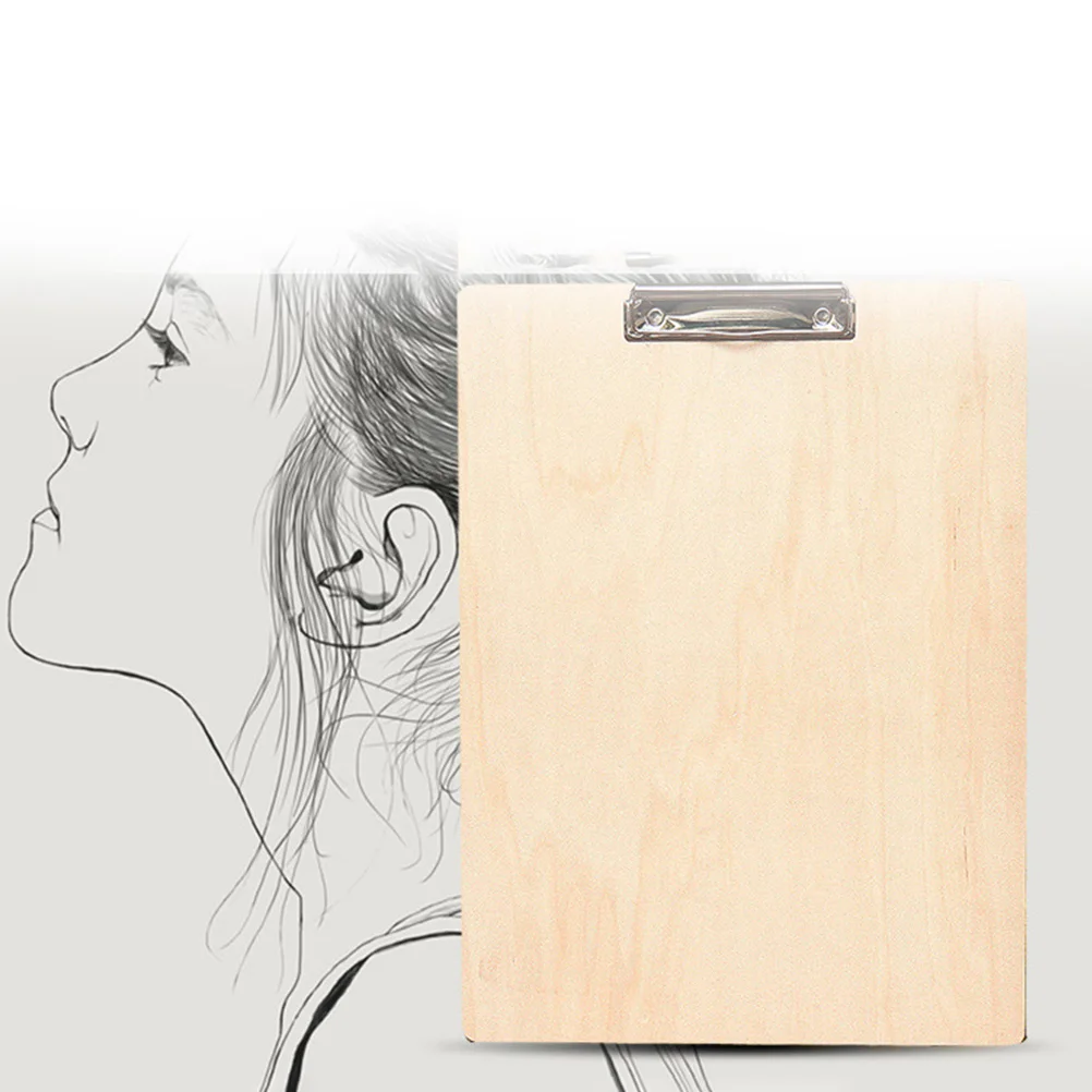 

3Pcs Sketch Board Drawing Clipboard Natural Wood Large Smooth Surface Portable Impact Resistant Quality File Folder