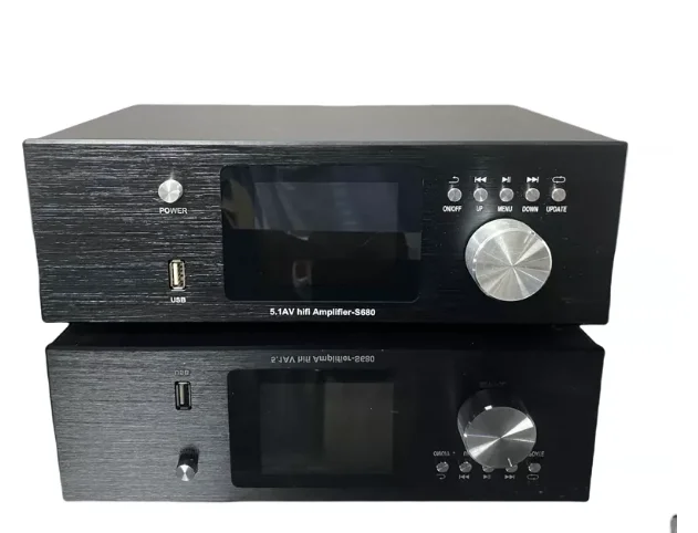 Bluetooth 5.8G wireless surround sound, 5.1 channel Dolby Atmos decoding amplifier，Audio playback DSD lossless digital music