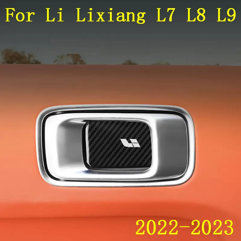 

For Li Lixiang L7 L8 L9 2022 2023 Car door bowl door handle protective sticker Door carbon fiber drop adhesive protective sticke