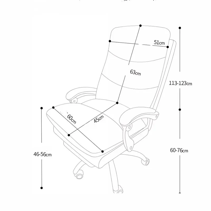 Cadeiras dobráveis de couro marrom, luxuosas, confortáveis, reclináveis, almofada relaxante, cama dobrável, móveis para hall de entrada, novo